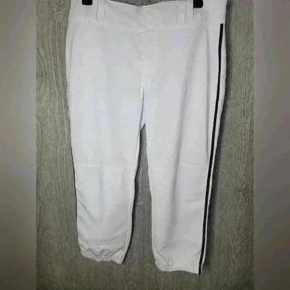 Champro baseball pants. White with black pin stripe. Size large. - Picture 1 of 5